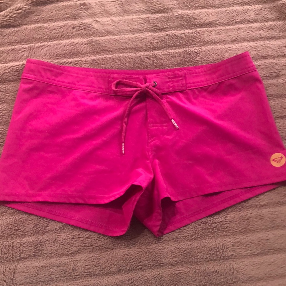 Ladies Pink Roxy Swim Shorts - Size Small